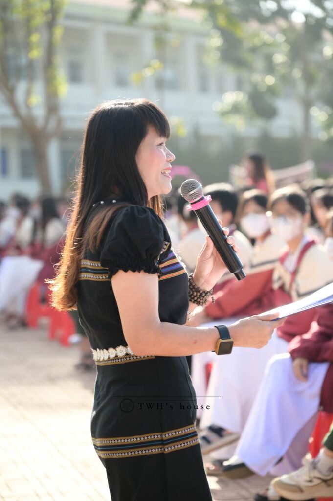 A member addressing the group