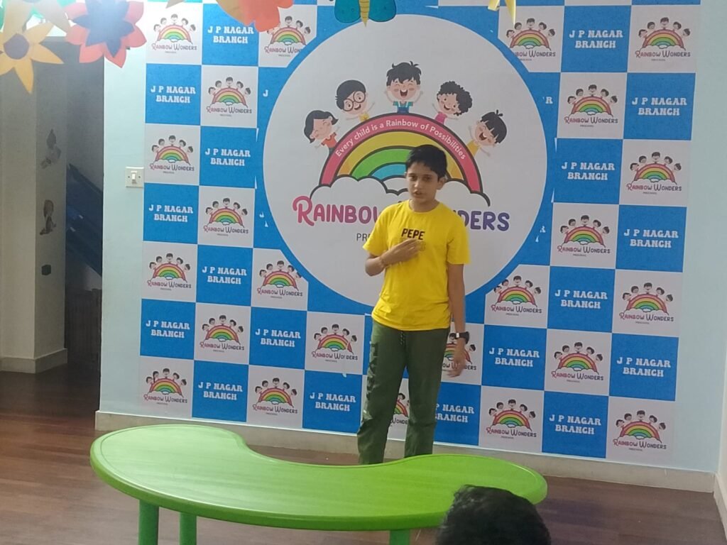 A member delivering a speech