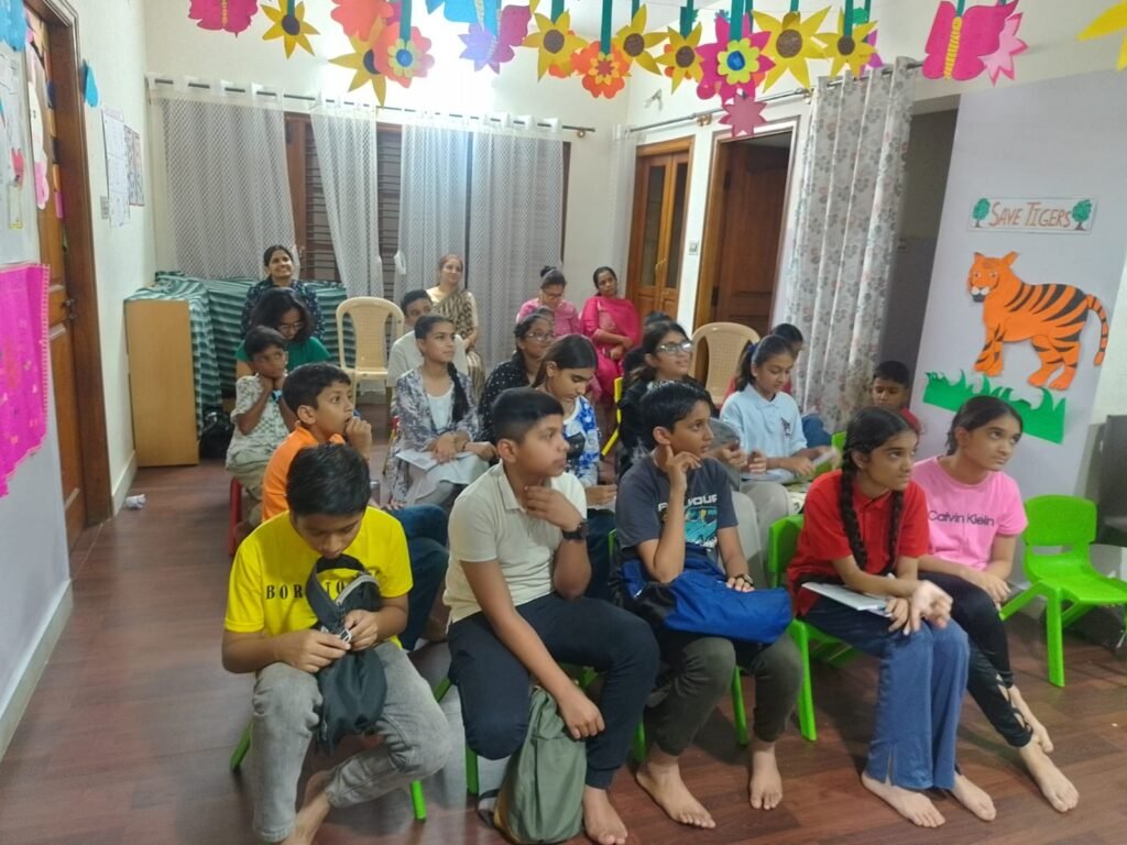 Members listening during a session